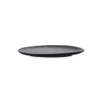 Plato Llano Bidasoa Cosmos Negro Cerámica 23 cm (6 Unidades)