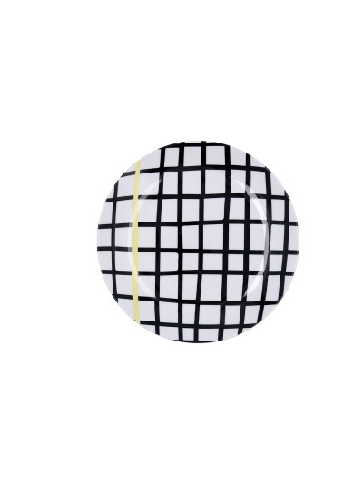 Dessert dish Bidasoa Zigzag Multicolour Ceramic 19 cm (12 Units)