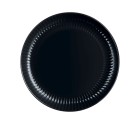 Plato Llano Luminarc Cottage Negro Vidrio 25 cm (24 Unidades)