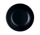 Plato Hondo Luminarc Cottage Negro Vidrio 20 cm (24 Unidades)