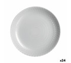 Dessert dish Luminarc Pampille Granit Grey Glass 19 cm (24 Units)