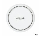 Pizza Plate Luminarc Firend's Time Bistro White Black Glass Ø 32 cm (12 Units)