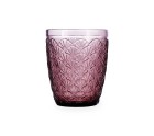 Glass Bidasoa Rose Moon Pink Glass 290 ml (6 Units)