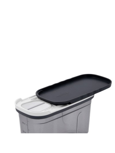 Tin Quid City With lid Dispenser 2,7 L Grey Plastic (12 Units)