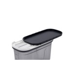 Bote Quid City Con Tapa Dispensador 2,7 L Gris Plástico (12 Unidades)