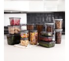 Tin Quid City With lid 1,2 L Grey Plastic (12 Units)
