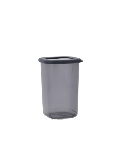 Bote Quid City Con Tapa 1,2 L Gris Plástico (12 Unidades)