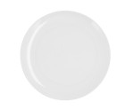 Plato Llano Quid Select Basic Blanco Plástico 25 cm (24 Unidades)