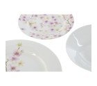 Set de Vajilla Home ESPRIT Blanco Verde Rosa Porcelana 18 Piezas 27 x 27 x 2 cm