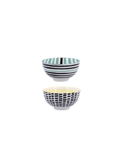 Cuenco Bidasoa Zigzag Multicolor Cerámica 11 cm (24 Unidades)