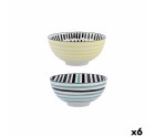 Bowl Bidasoa Zigzag Multicolour Ceramic 15 x 15 x 7,3 cm (6 Units)