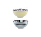 Bowl Bidasoa Zigzag Multicolour Ceramic 15 x 15 x 7,3 cm (6 Units)