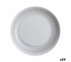 Dessert dish Luminarc Cottage Grey Glass 19 cm (24 Units)