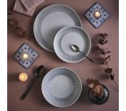 Dessert dish Luminarc Cottage Grey Glass 19 cm (24 Units)
