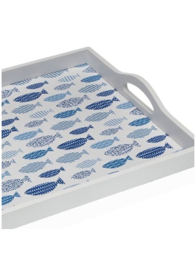 Tray Versa Fish MDF Wood 30 x 5 x 45 cm