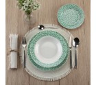 Set de Vajilla Versa Bellis Flores 18 Piezas Porcelana