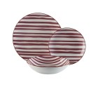 Set de Vajilla Versa Venecia 18 Piezas Marrón Porcelana