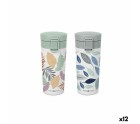 Taza Termo con Tapa ThermoSport Hojas 360 ml (12 Unidades)