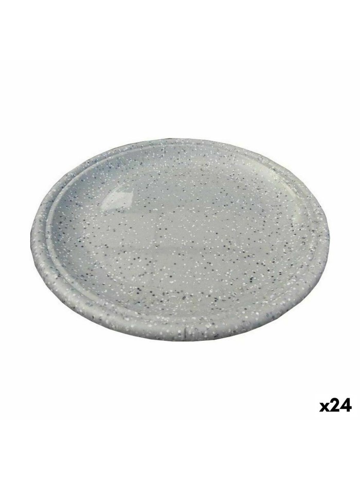 Serving Platter Dem Inside Plastic Circular Ø 33 x 1,5 cm (24 Units)