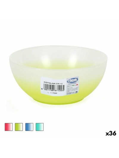 Cuenco Dem Cristalway Plástico 300 ml ø 12 x 5 cm (36 Unidades)