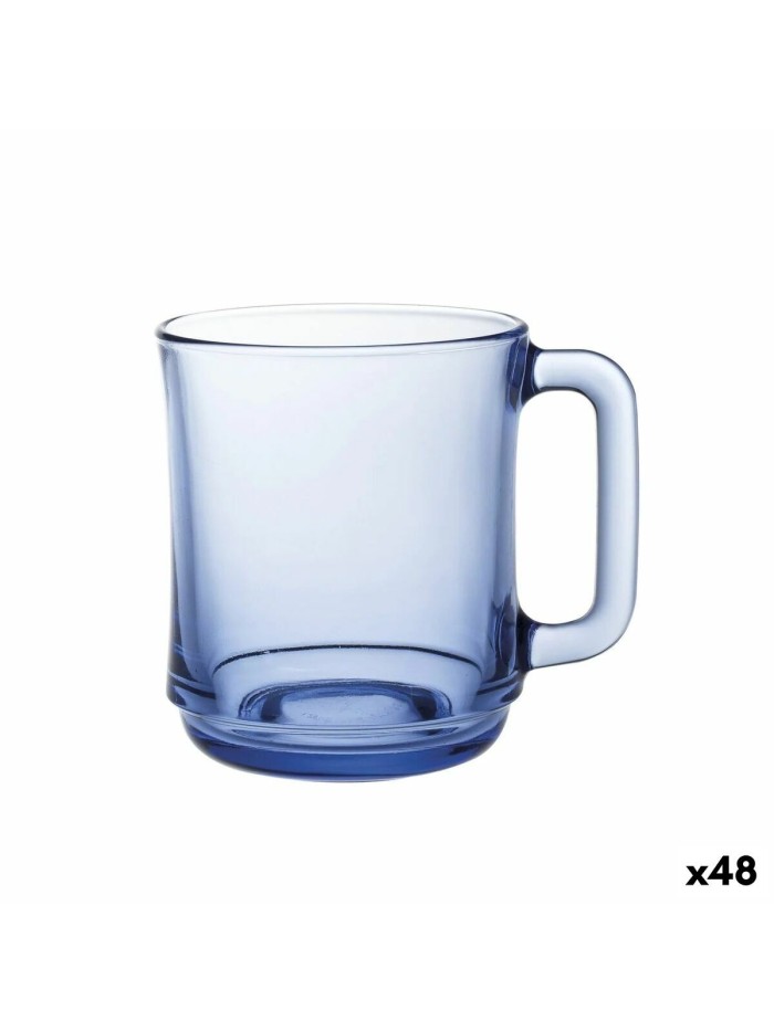 Tasse Duralex Lys Empilable Bleu 310 ml (48 Unités)