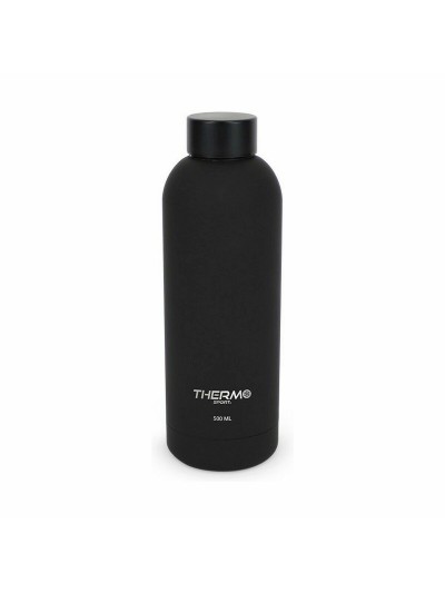 Thermal Bottle ThermoSport Soft Touch Black 500 ml (6 Units)