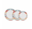 Dinnerware Set La Mediterránea Palma Circular 18 Pieces (2 Units)