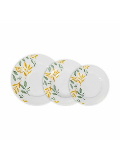 Set de Vajilla La Mediterránea Bolonia Redonda 12 Piezas (2 Unidades)