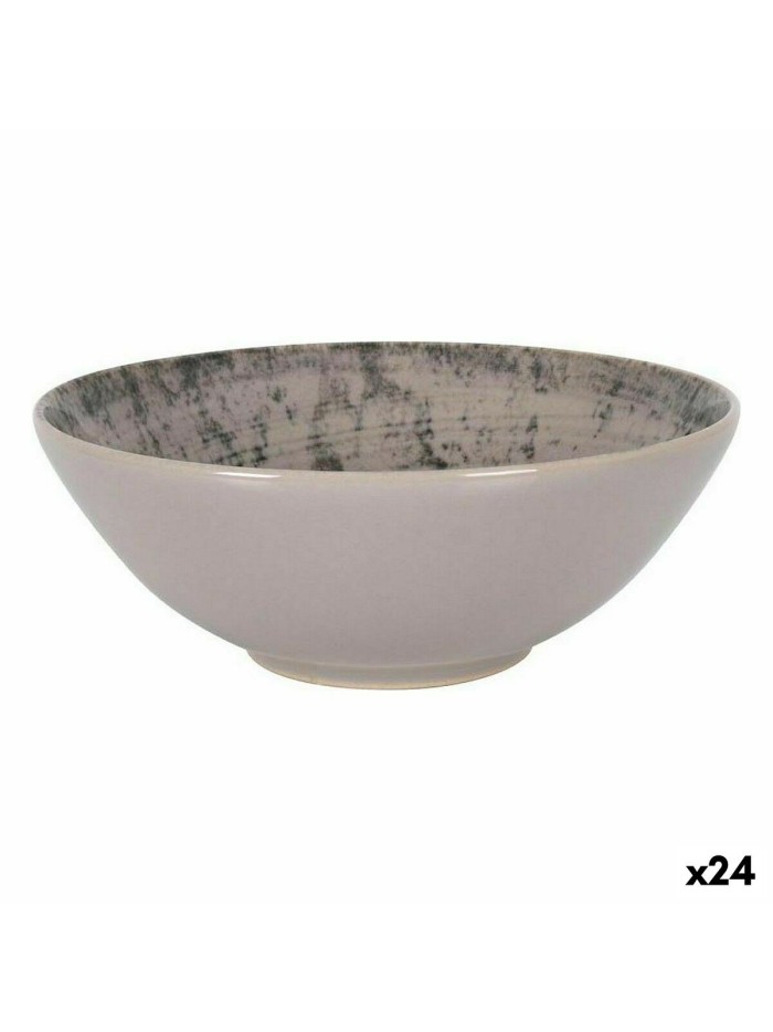 Bowl La Mediterránea Aspe Grey Ø 16,3 x 6,1 cm (24 Units)