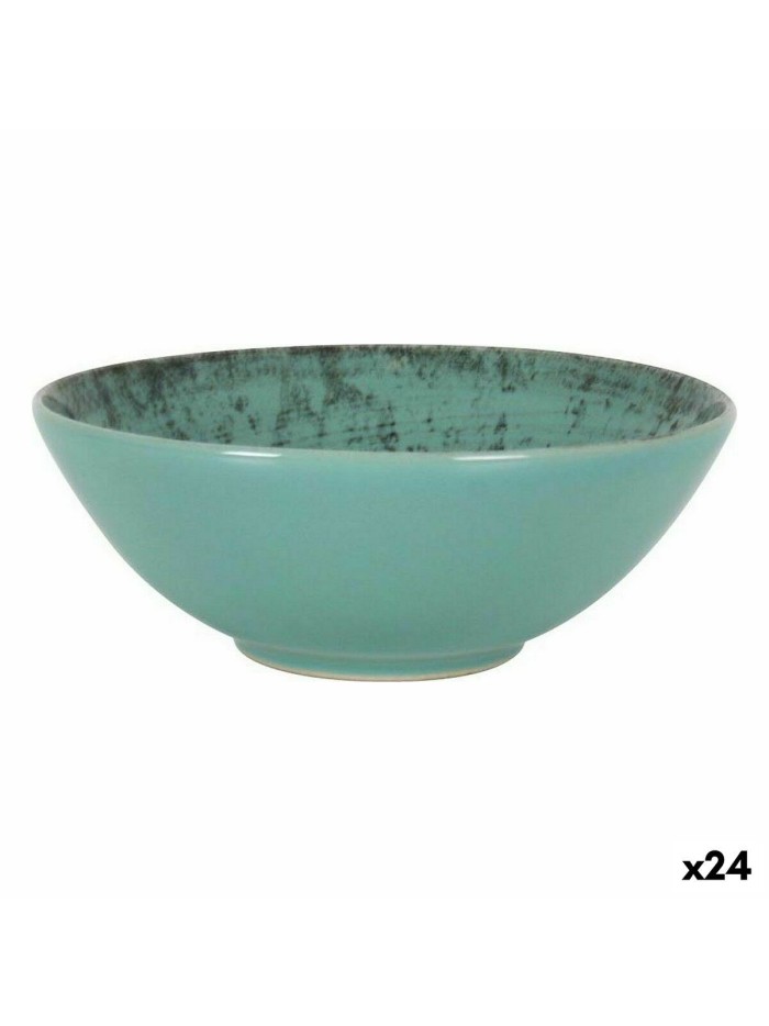 Bowl La Mediterránea Aspe Turquoise Ø 16,3 x 6,1 cm (24 Units)