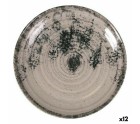 Plato para Postre La Mediterránea Aspe Gris Ø 19,8 x 2,7 cm (12 Unidades)