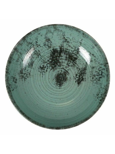Plato Hondo La Mediterránea Aspe Turquesa Ø 22,7 x 5 cm (12 Unidades)