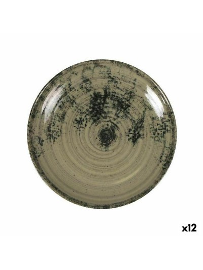 Plato para Postre La Mediterránea Aspe Verde Ø 19,8 x 2,7 cm (12 Unidades)