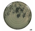 Assiette plate La Mediterránea Aspe Vert Ø 26 x 2,5 cm (12 Unités)