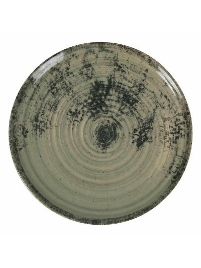 Assiette plate La Mediterránea Aspe Vert Ø 26 x 2,5 cm (12 Unités)