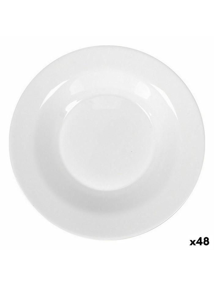Plato Hondo La Mediterránea Temara 20,3 x 3,3 cm (48 Unidades)