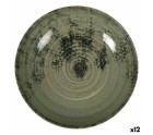 Assiette creuse La Mediterránea Aspe Vert Ø 22,7 x 5 cm (12 Unités)