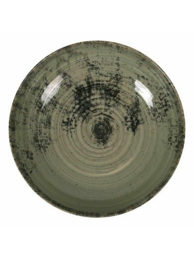 Plato Hondo La Mediterránea Aspe Verde Ø 22,7 x 5 cm (12 Unidades)