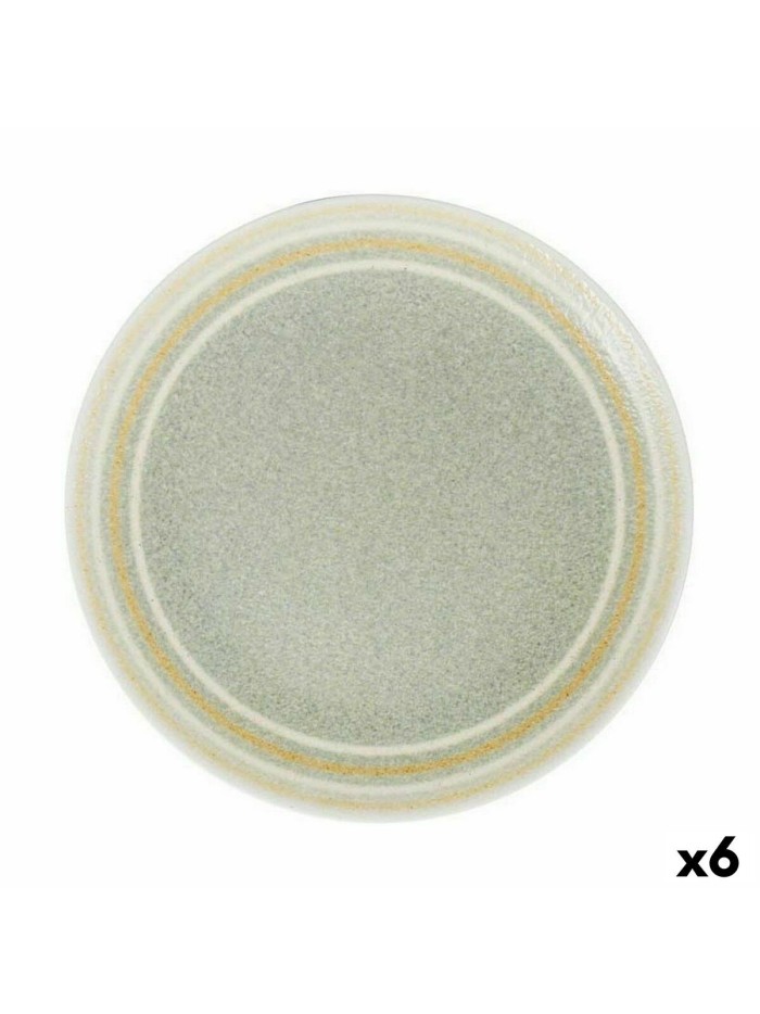 Dessert Dish Santa Clara Kenia Porcelain Ø 19 cm (6 Units)