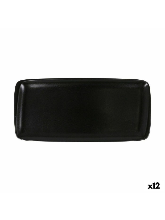 Snack tray Viejo Valle Zenci Rectangular 34 x 15 cm (12 Units)