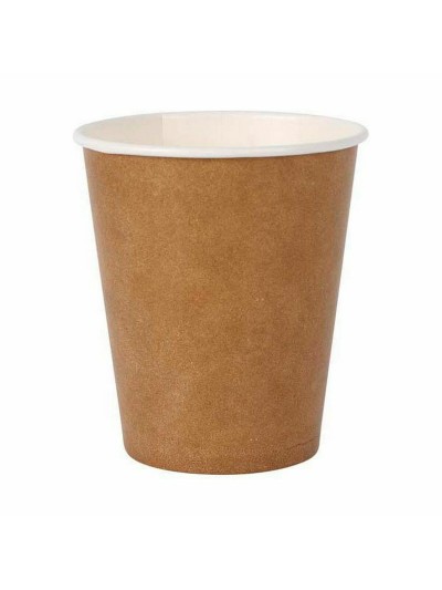 Set of glasses Algon Disposable kraft paper 12 Pieces 250 ml (20 Units)