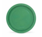 Set de Platos Algon Desechables Cartón Verde 10 Piezas 20 x 20 x 1,5 cm (36 Unidades)