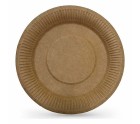 Plate set Algon Disposable kraft paper 10 Pieces 23 cm (18 Units)