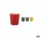 Set de Vasos Algon Desechables Cartón Multicolor 20 Piezas 120 ml (24 Unidades)
