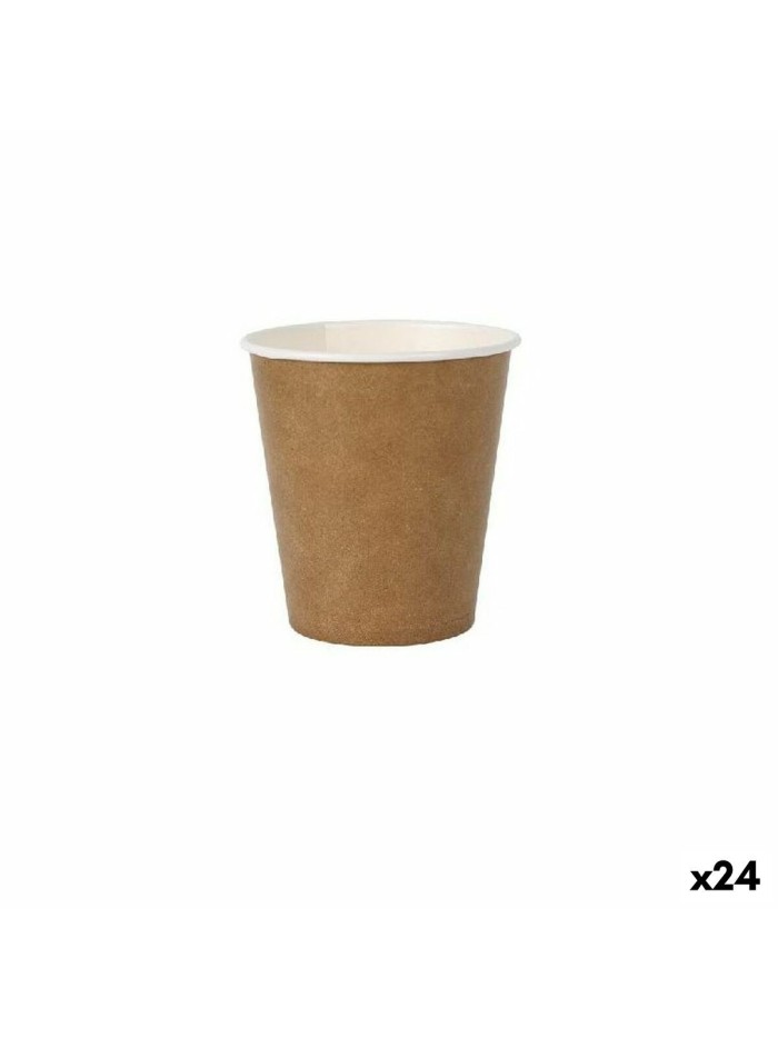 Set of glasses Algon Disposable kraft paper 20 Pieces 120 ml (24 Units)