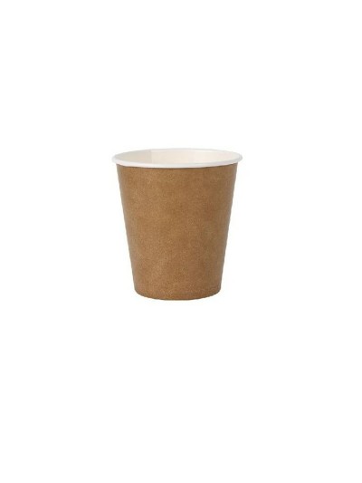 Set de Vasos Algon Desechables papel kraft 20 Piezas 120 ml (24 Unidades)