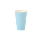 Set of glasses Algon Disposable Cardboard Blue 7 Pieces 450 ml (16 Units)