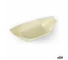 Set de Cuencos Algon Desechables Madera 10 Piezas 12,5 cm (24 Unidades)