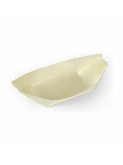 Set of bowls Algon Disposable Wood 10 Pieces 12,5 cm (24 Units)