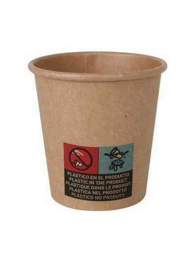 Set de Vasos Algon Desechables papel kraft 50 Piezas 80 ml (36 Unidades)
